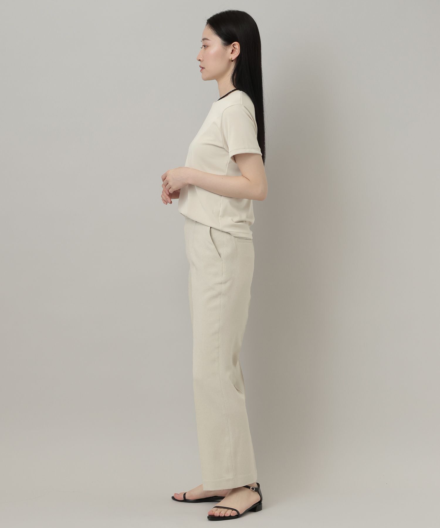 A part by 「シャンブレーセミフレアパンツ」|スラックス|