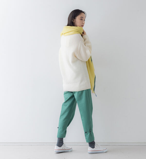 collex「オフネックリブニットチュニック」|ニット・セーター|