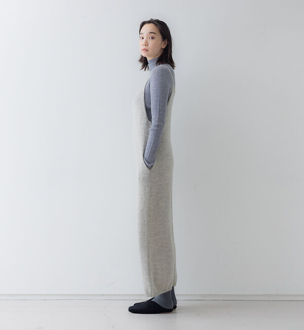 collex「ナチュラルファインヤーンニットコンビネゾン」|オールインワン|