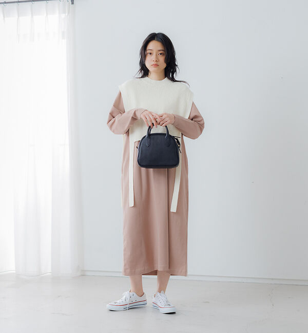 collex「ニットベスト&times;カットワンピース セット」|ワンピース|