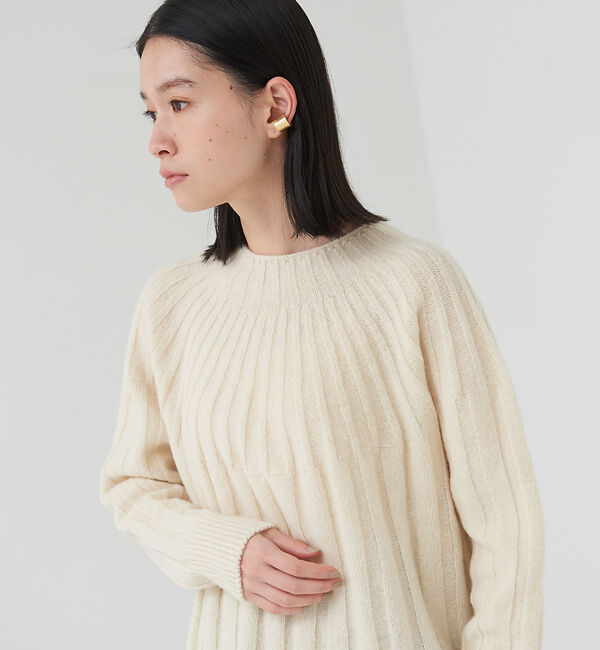 collex「ミックスヤーンニットプルオーバー」|ニット・セーター|