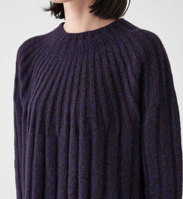 collex「ミックスヤーンニットプルオーバー」|ニット・セーター|