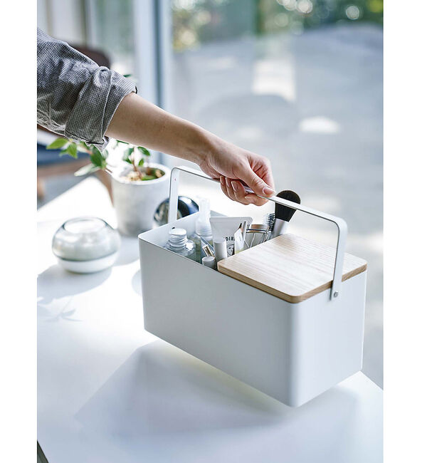 collex「【tower/タワー】メイクボックス　大容量　持ち運び　鏡付き」|その他|