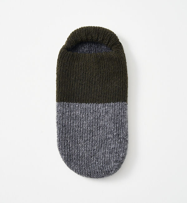 collex「【ecuvo】別注 2カラー ルームスリッポン メンズ」|ソックス|