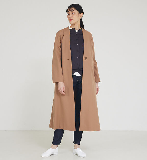 collex「【セットアップ対応】ノーカラーコート」|ノーカラーコート|