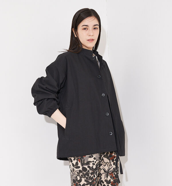 collex「【yarmo】 Drawstring Jacket／ドローストリングジャケット」|ブルゾン・スタジャン|