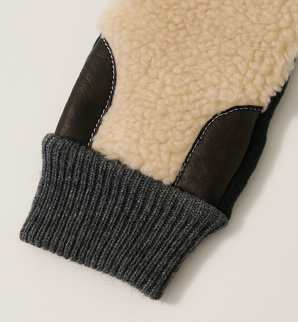 collex「【福田手袋】【タッチパネル対応】ボアミトングローブ」|手袋|