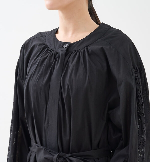 collex「アイレット刺繍ガウンワンピース」|ワンピース|