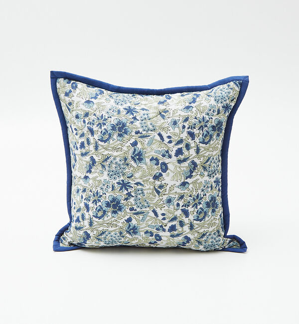 collex「ブロックプリント キルトクッションカバー 45&times;45」|その他|