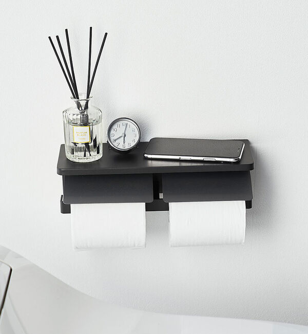 collex「【tower/タワー】ウォールトイレットペーパーホルダー ダブル 石こうボード壁」|その他|