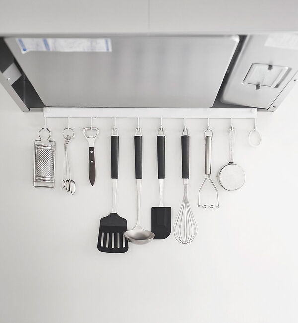 collex「【tower】 レンジフードフック10連 キッチン収納 フック掛け」|食器・キッチングッズ|