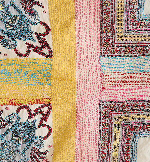 collex「刺し子シルク大判ストール」|マフラー|