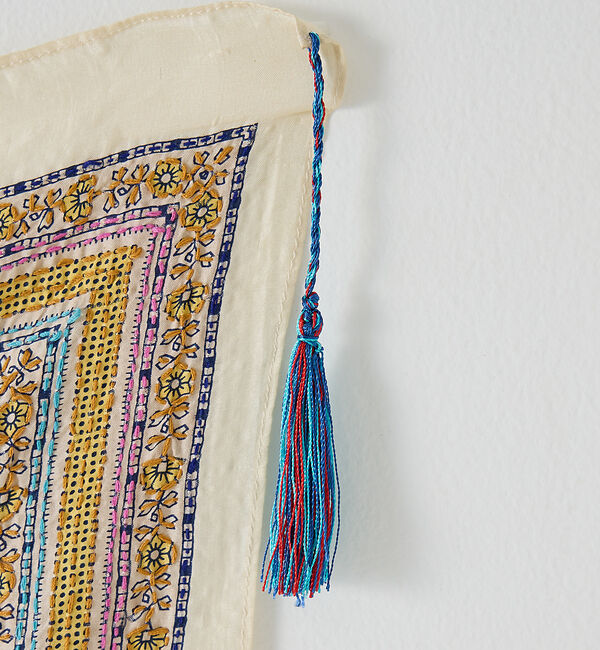 collex「刺し子シルク大判ストール」|マフラー|