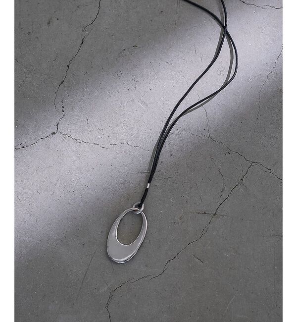 collex「【dignif】【金属アレルギー対応】オーバルトップコードネックレス」|ネックレス|シルバー