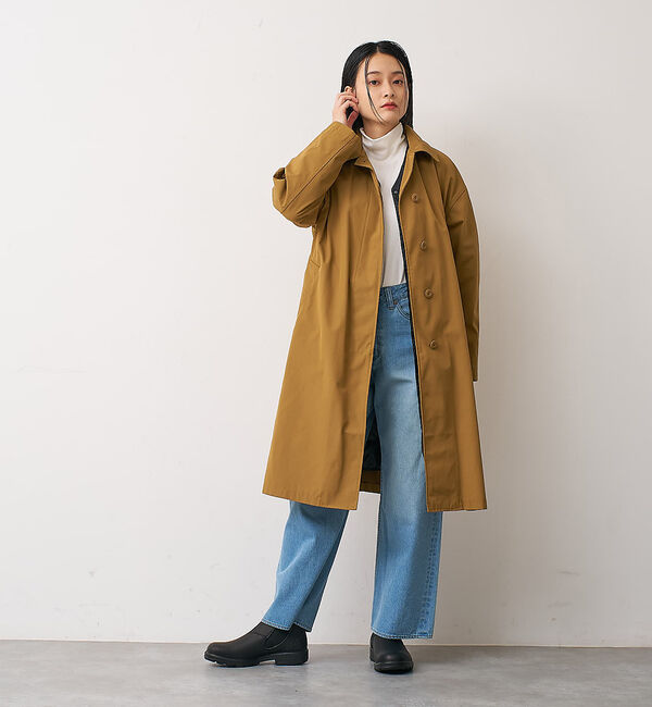 collex「【別注】【TAION】ダウンジャケット付バルカラーコート」|ダウン|ベージュ