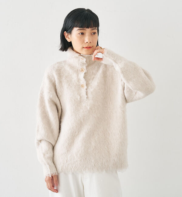 collex「ヘアリースキッパープルオーバー」|ニット・セーター|