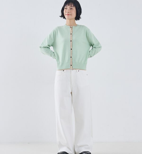 collex「バイカラーコンパクトカーディガン」|カーディガン|