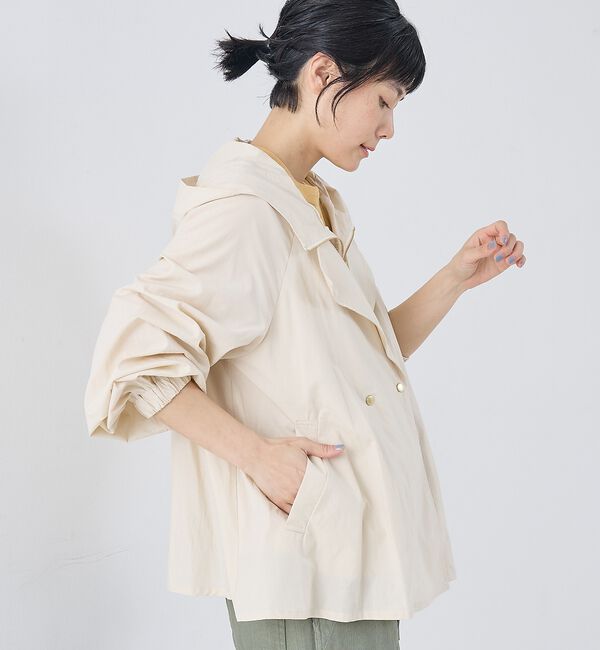 collex「レイヤード風ジップアップコート」|ブルゾン・スタジャン|