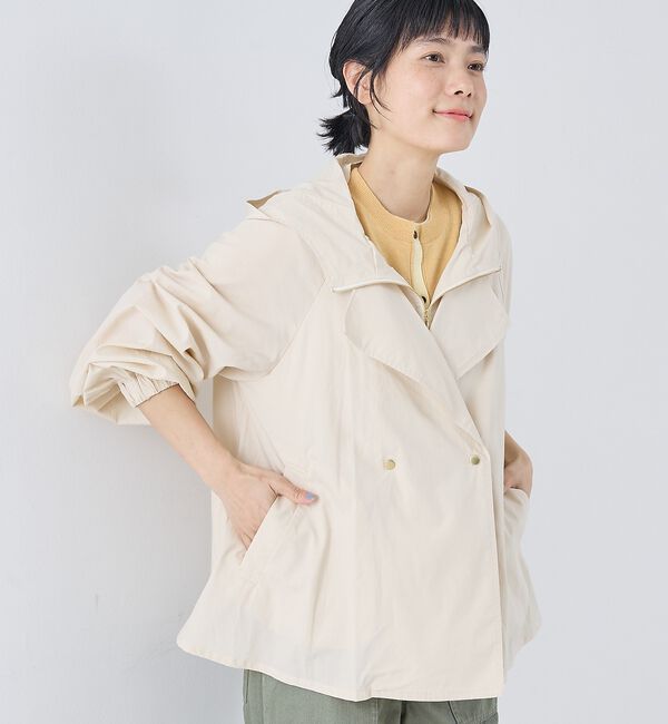 collex「レイヤード風ジップアップコート」|ブルゾン・スタジャン|