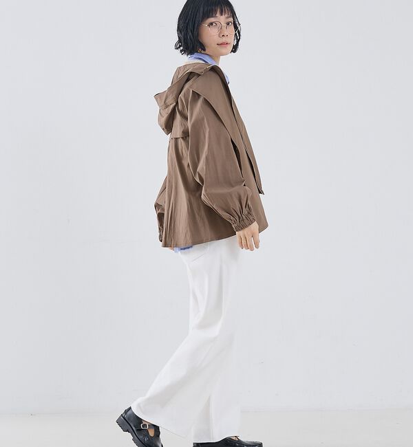 collex「レイヤード風ジップアップコート」|ブルゾン・スタジャン|