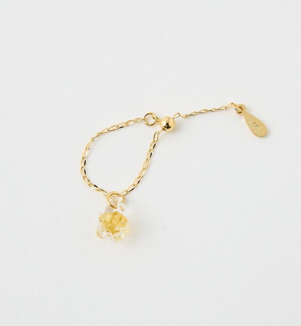 collex「【HARIO Lampwork Factory】リング ひとふさのミモザ」|リング|