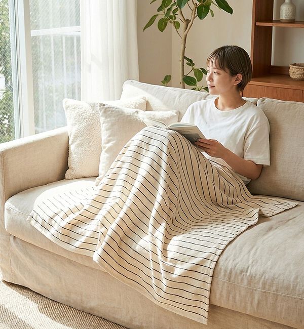 collex「【BONGUSTA/ボングスタ】NARAM BATH SHEET バスタオル／タ」|タオル|クリーム