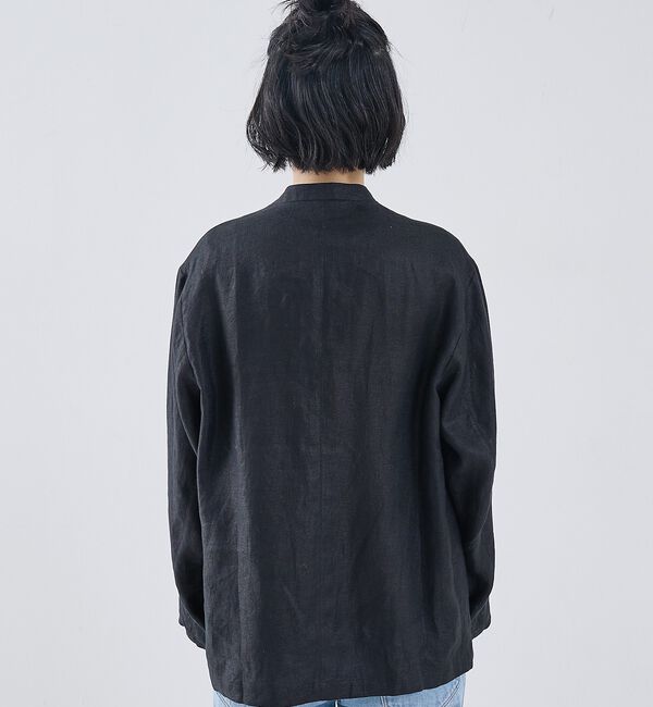 collex「麻ノーカラージャケット」|ノーカラージャケット|