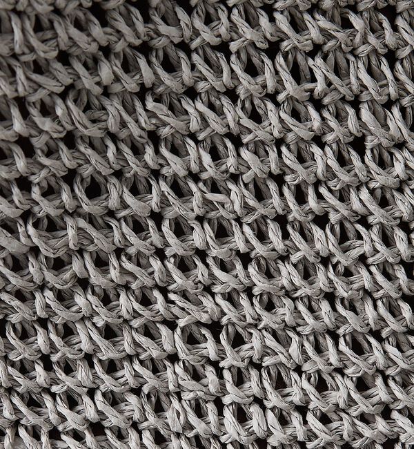 collex「【WEB限定】フリンジチャーム付きペーパートート【予約】」|かごバッグ|