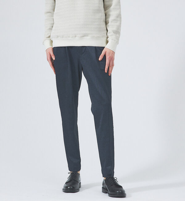 ABAHOUSE「【360&deg;ストレッチ】イージー テーパード スラックス」|その他|ネイビー