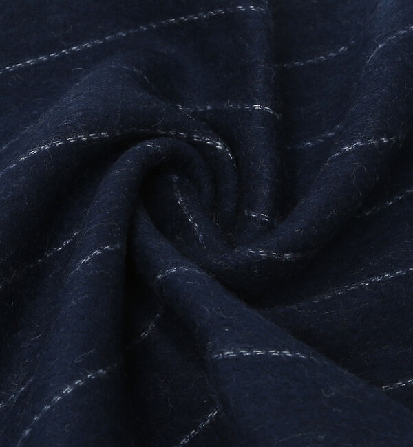 ABAHOUSE「【ウール&times;カシミヤ】細幅マフラー 30&times;170【ピンストライプ/チェック】」|マフラー|