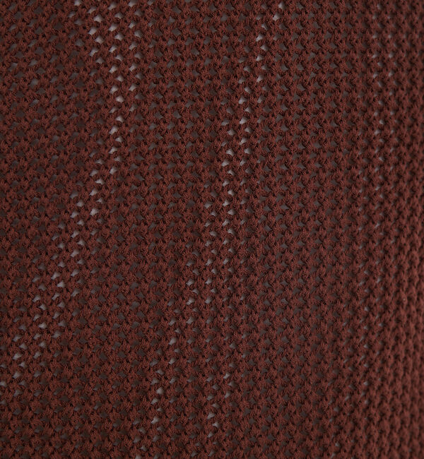 ABAHOUSE「メッシュニット ポロ カーディガン / サマーニット」|カーディガン|