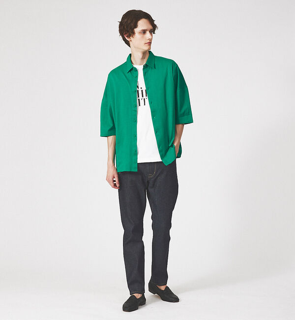 ABAHOUSE「【IN THE CITY】ドライフラワー 半袖 Tシャツ」|Tシャツ・カットソー|