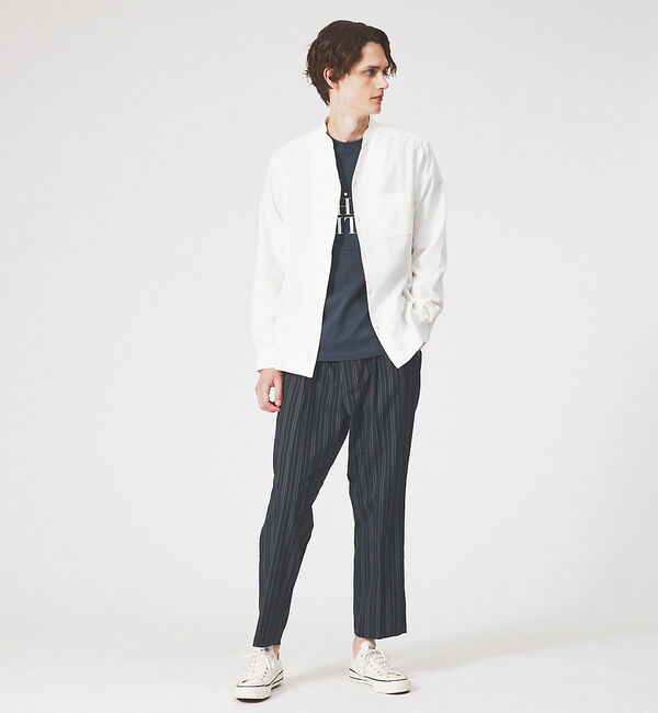 ABAHOUSE「【IN THE CITY】ドライフラワー 半袖 Tシャツ」|Tシャツ・カットソー|