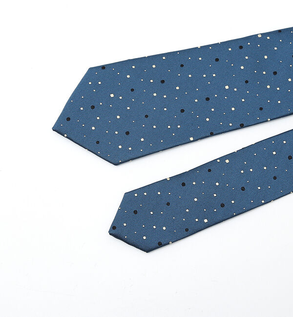 ABAHOUSE「【ドット柄】MADE IN JAPAN/シルクタイ/ネクタイ」|ネクタイ・蝶ネクタイ|