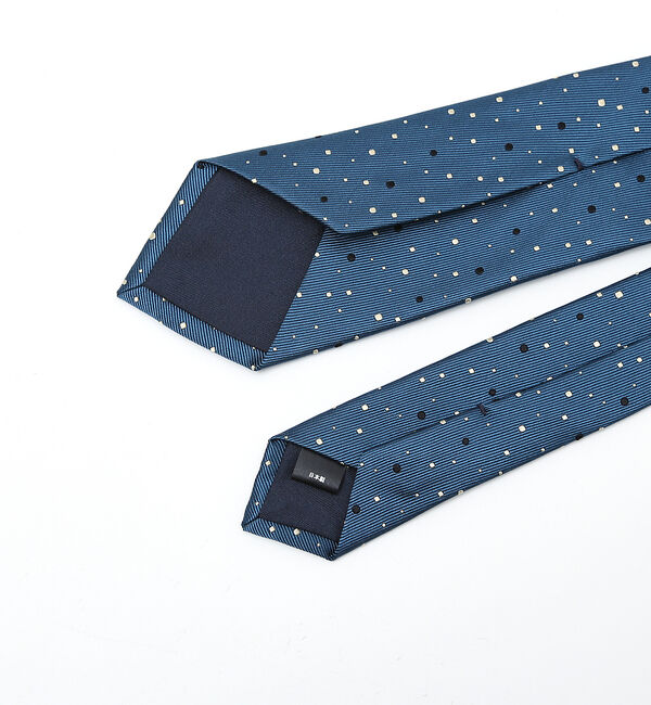 ABAHOUSE「【ドット柄】MADE IN JAPAN/シルクタイ/ネクタイ」|ネクタイ・蝶ネクタイ|