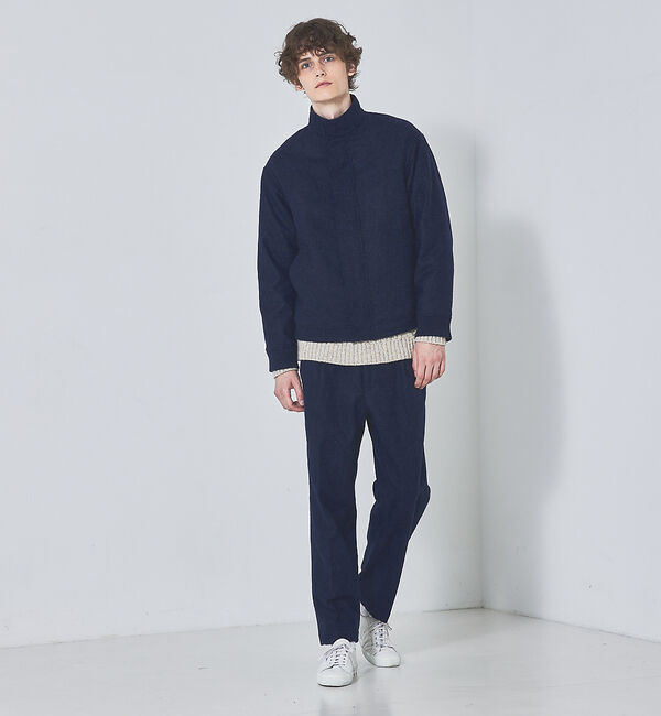 ABAHOUSE「【セットアップ対応】ウーリッシュ サイドライン 1タック パンツ」|その他|