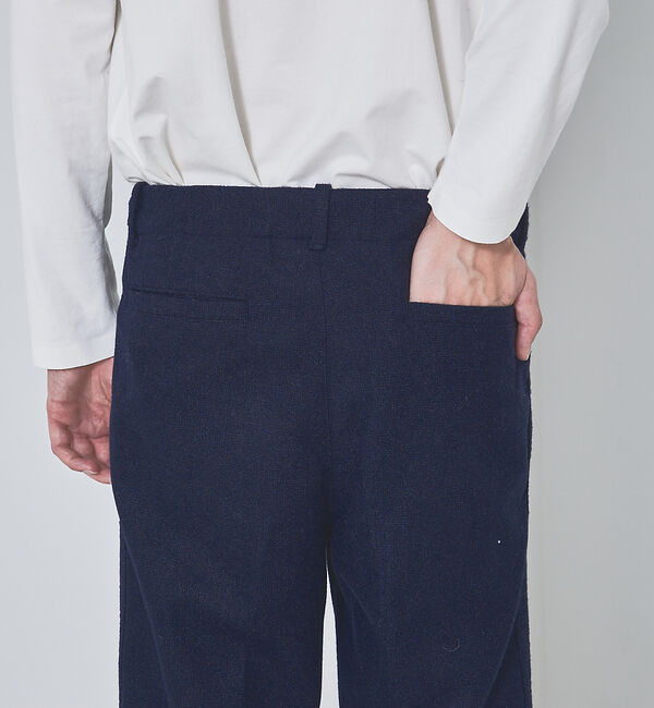 ABAHOUSE「【セットアップ対応】ウーリッシュ サイドライン 1タック パンツ」|その他|