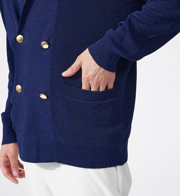 ABAHOUSE「リネンプレーティング ニットジャケット / サマージャケット」|その他|