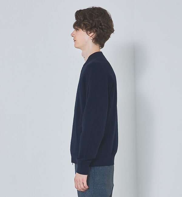 ABAHOUSE「【アンサンブル対応】ダブルジャガード ニット ブルゾン」|カーディガン|