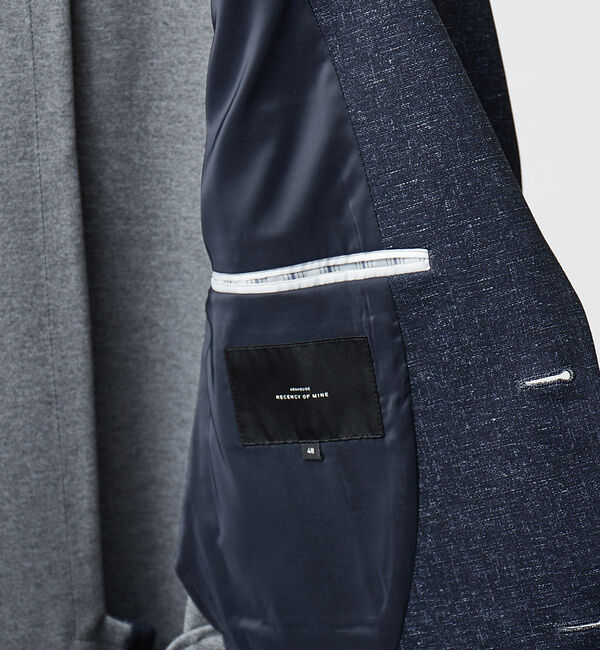 ABAHOUSE「【FLEX JACKET/セットアップ対応】ストレッチ ポンチ ジャケット」|テーラードジャケット|