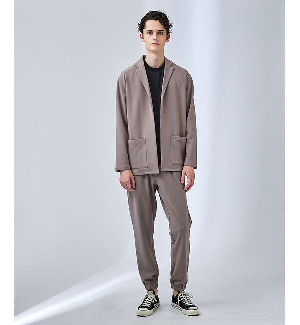 ABAHOUSE「【ハイバックネック】パウダータッチ 長袖Tシャツ」|Tシャツ・カットソー|