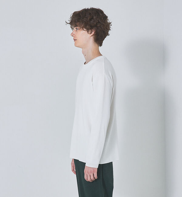 ABAHOUSE「【定番 / ニットスウェット】コットン クルーネック / 総針ニット」|ニット・セーター|