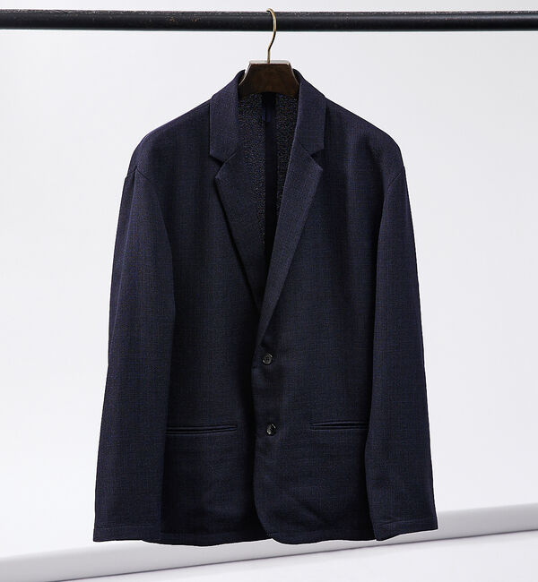 ABAHOUSE「【セットアップ対応】サマーツイード ジャケット / サマージャケット」|その他|ダークネイビー