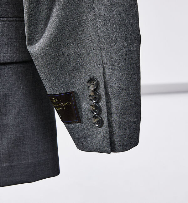 ABAHOUSE「【セットアップ対応/CANONICO】Super120トロピカルウール  ジャケ」|テーラードジャケット|