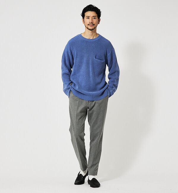 ABAHOUSE「【尾州】ダブルピーチ ノータック イージーパンツ」|その他|