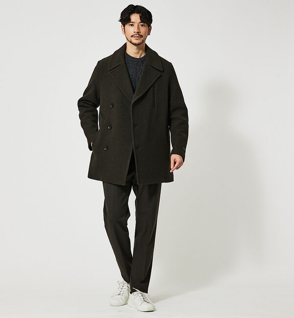 ABAHOUSE「【尾州】ダブルピーチ ノータック イージーパンツ」|その他|