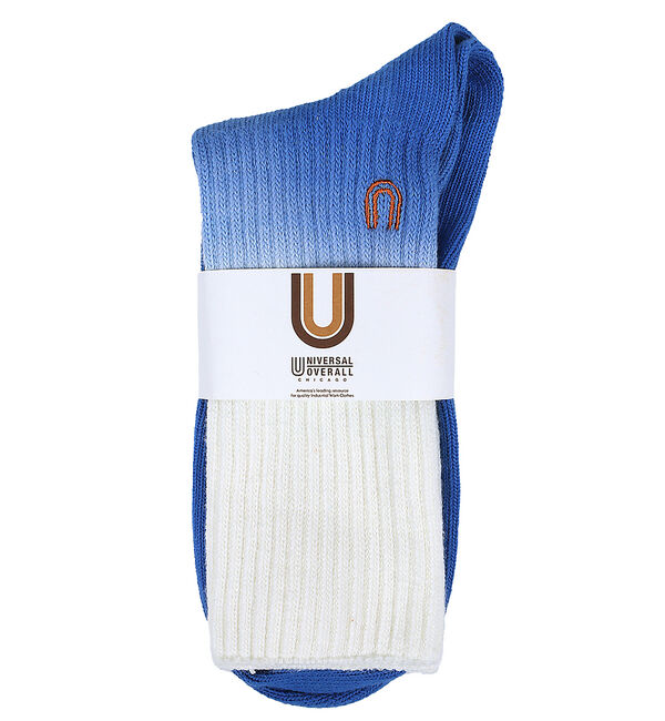 ABAHOUSE「【UNIVERSALOVERALL / ユニバーサルオーバーオール】タイダイソッ」|ソックス|ネイビー