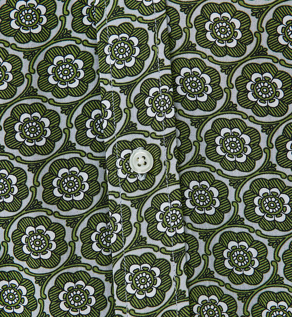 ABAHOUSE「フラワー小紋柄 長袖シャツ」|シャツ・ブラウス|