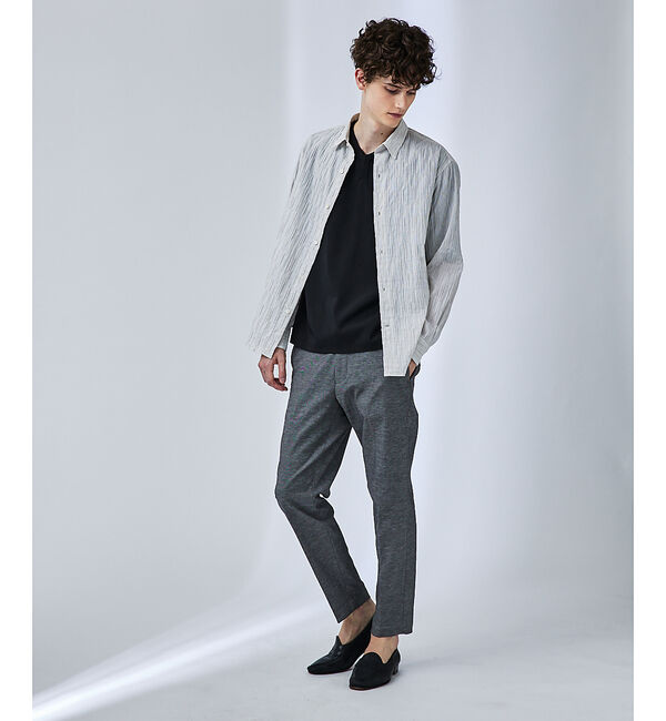 ABAHOUSE「【ストレッチドライ】キーネック 半袖Tシャツ / スキッパーシャツ」|Tシャツ・カットソー|