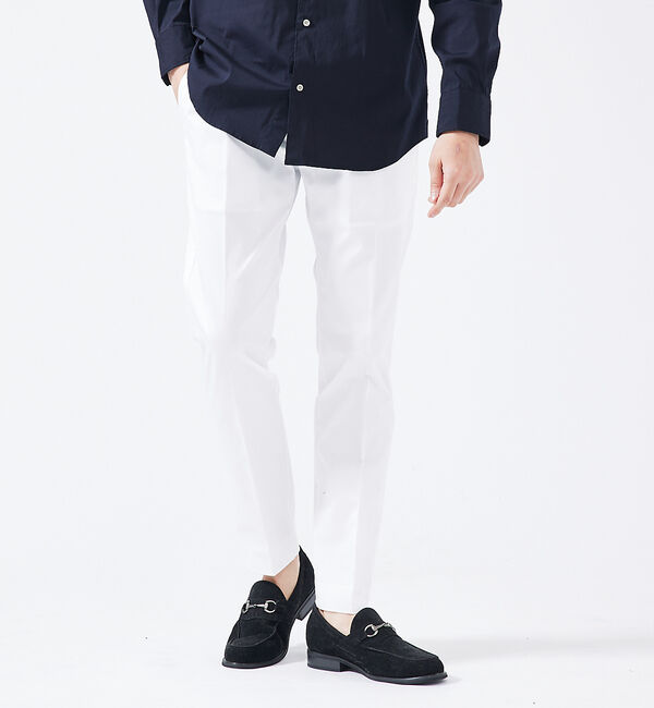 ABAHOUSE「【entre amis】スリムフィット チノパンツ / 2346」|チノ|ホワイト